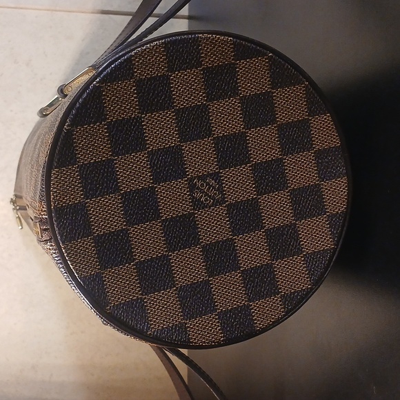 AUTHENTIC LOUIS VUITTON DAMIER PAPILLLON 30 HAND BAG PURSE N51303 LV0859J - Picture 4 of 16